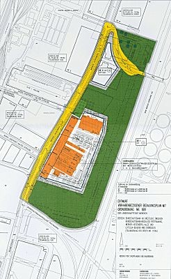 Bild Vorhabenbezogener Bebauungsplan für das Gebrauchtwagen- und Ausstellungs- Zentrum - GAZ - der BMW Group, Referenz Projekt für Kurt Holley, Dipl. Ing. Architekt, Landschaftsarchitekt und Stadtplaner, BA