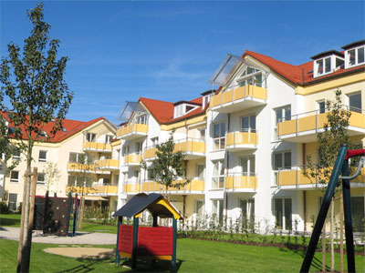 Bild Wohnanlage Am Storchennest, Referenz Projekt für Kurt Holley, Dipl. Ing. Architekt, Landschaftsarchitekt und Stadtplaner, BA